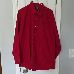 Alexander Julian Bold Red Dress Shirt